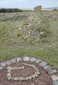 Image for Gravel Sculptures - Satellite Oddity - Rhoose Point, Vale of Glamorgan, Wales.