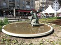 Image for Girl with Turtle Fountain - Strasbourg, France, Alsace