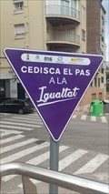 Image for Ceda el paso "A la igualdad" - Muro de Alcoy, Alicante, España
