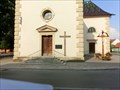 Image for Crosses beside Parish Church - Lanzhot, Czech Republic