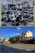 Image for 8th Street and H Street NE in 1970 and 2021 - Washington, DC