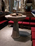 Image for Futuristic Font - St Peters Church - Harrogate, North Yorkshire, Great Britain.