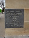 Image for 1924 - Masonic Temple, Amarillo, TX