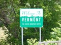 Image for New York / Vermont Border - Highway 346, Vermont, USA