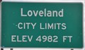 Image for Loveland, Colorado ~ Elevation 4982 Feet