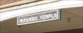 Image for Pana, Illinois 'Masonic Temple " sign.