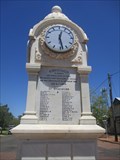 Image for War Memorial  and Clock, Barcaldine, QLD, Australia