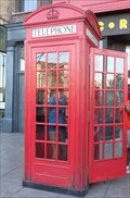 Image for Red Telephone Box - Universal Studios - Orlando, Florida, USA.