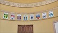 Image for Verona Town Hall 7 sister city arms - Verona, Venoto, Italy