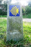 Image for Way marker Cape Finisterra - Finisterra, spain