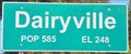 Image for Dairyville ~ Population 585