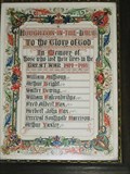 Image for Houghton in the Dale-  Roll of Honour ,Norfolk