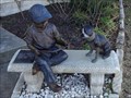 Image for Boy Reading to his Dog - Franklin, TX