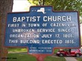 Image for BAPTIST CHURCH - New Woodstock, New York
