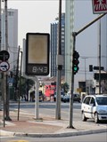Image for Av Bernadino de Campos Time and Temperature Sign - Sao Paulo, Brazil