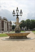 Image for King Charles Court Fountain -- Old Royal Naval College, Greenwich, London, UK