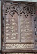Image for WWI Memorial Board - All Saints - East Budleigh, Devon