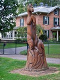 Image for Wooden Horse carving - Mokee Arabians - Britton, Michigan