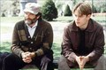 Image for Williams and Damon on a Park Bench - "Good Will Hunting" - Boston, MA, USA