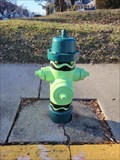 Image for Forest Green Crayola crayon hydrant - Emmaus, PA, USA