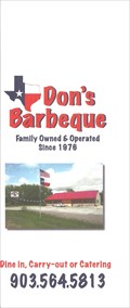 Image for Don's Barbecue - Dixie, TX