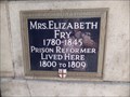 Image for Elizabeth Fry - Poultry, London, UK