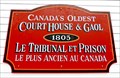 Image for OLDEST - Courthouse and Gaol in Canada - Tusket, NS