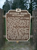 Image for Jefferson Prairie Settlement Historical Marker