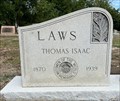 Image for Thomas Isaac Laws - Falling Creek United Methodist Church Cemetery - Goldsboro, North Carolina