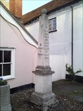 Image for Elaborate Milestone/Obelisk, High Street, Nayland, Suffolk.