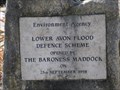 Image for Lower Avon Flood Defence Plaque - Bridge Street, Christchurch, Hampshire, UK