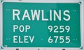 Image for Rawlins, Wyoming ~ Population 9259