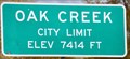Image for Oak Creek ~ Elevation 7414 Feet