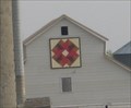 Image for “Double Aster” Barn Quilt – rural Remsen, IA