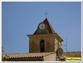 Image for Le clocher de l'église paroissiale et son horloge - Ongles, France
