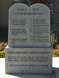 Image for Exodus 20:2-17 - God's Ten Commandments - Fredericksburg, TX
