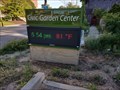 Image for Civic Garden Center Time and temperature -  Cincinnati, OH