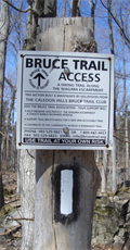 Image for Bruce Trail access point, Caledon Mountain Drive, Belfountain