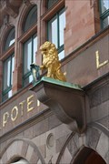 Image for Golden lion at the Apoteket Lejonet - Malmö, Sweden
