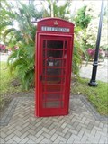 Image for Red Telephone Box - Harvest Caye, Belize