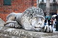 Image for Lying lion statues, Krakków, poland