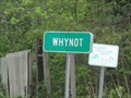 Image for Whynot Community sign - Seagrove, NC