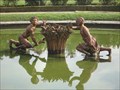Image for Boy and Girl in the Lizard Pool  -  Versailles, France