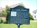 Image for Old Public Square Historical Marker - Warrensburg, Missouri