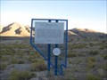 Image for Old Spanish Trail - Mountain Springs Pass - Nevada