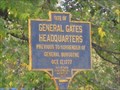 Image for Site of General Gates Headquarters