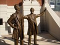 Image for Lincoln-Thornton Debate Statue  -  Shelby County Courthouse, Shelbyville, Illinois.