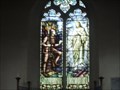 Image for Stained Glass Window, St Margaret of Antioch Church, Lower Halstow. Kent UK