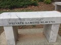 Image for Private Samuel Slavens Bench - Kennesaw, GA