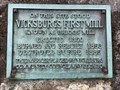 Image for First Mill Plaque - Vicksburg, Michigan USA